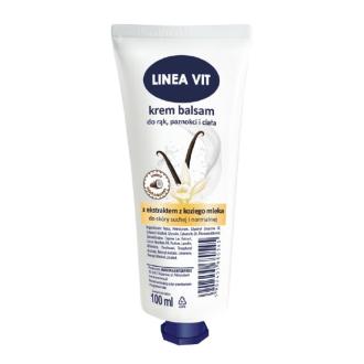 Крем для рук LINEA VIT, с экстрактом козьего молока и ванилью, 100 мл - Officedom (1)
