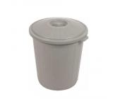 Урна мусорная, пластиковая, 70 л, серый, Linex | OfficeDom.kz