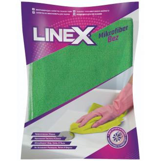 Салфетка из микроволокна Linex зеленая 30х30см - Officedom (1)