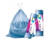 Мешки для мусора с тесьмой "Linex" 50л.; 10шт/уп, синий | OfficeDom.kz