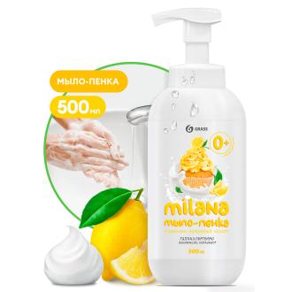 Мыло жидкое, пенка Milana сливочно-лимонный десерт, 500мл, GRASS - Officedom (1)