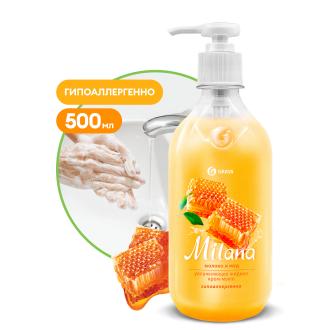 Крем-мыло жидкое увлажняющее Milana молоко и мед, 500мл, GRASS - Officedom (1)