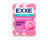 Крем-мыло туалетное EXXE, Нежный пион, розовое полосатое 4шт/90г | OfficeDom.kz