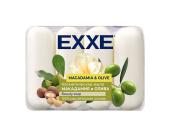 Крем-мыло туалетное косметическое EXXE, Макадамия и олива, 4шт/70г | OfficeDom.kz