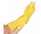Перчатки резиновые Bettina Soft S-размер, желтые | OfficeDom.kz