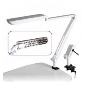 Лампа настольная светодиодная LED 509А, на струбцине, 63х21х9 см, белая, Beautyfor - Officedom (1)