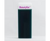 Воск в картридже с азуленом, синий,100 мл, Beautyfor | OfficeDom.kz