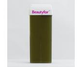 Воск в картридже с маслом чайного дерева, зеленый,100 мл, Beautyfor | OfficeDom.kz