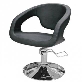 Кресло парикмахерское "332", гидравлическое, черное - Officedom (1)