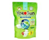 Таблетки для посудомоечных машин, 30шт дой-пак, YokoSun | OfficeDom.kz