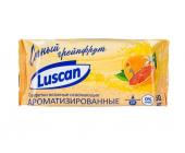 Салфетки влажные, 50 шт, сочный грейпфрут, Luscan | OfficeDom.kz