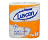 Полотенца бумажные, рулонные, 2 рулона, 2сл, 17м, Luscan | OfficeDom.kz