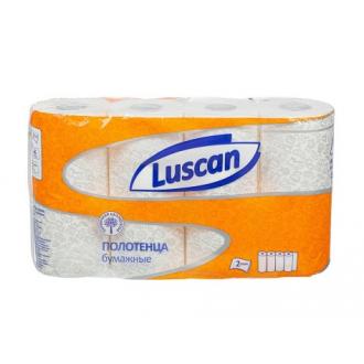 Полотенца бумажные, рулонные, 4 рулона, 2сл, 17м, Luscan - Officedom (1)