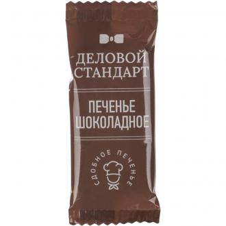 Печенье сдобное шоколадное Деловой Стандарт, 450г, (100х4,5гр инд. уп) - Officedom (2)