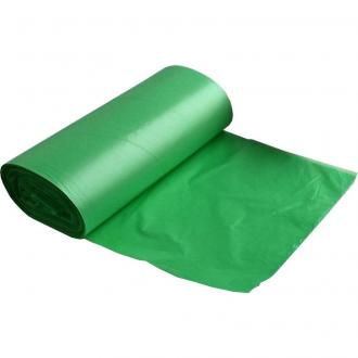 Мешки для мусора 30л, 30шт, 10 мкм, зеленый, Luscan - Officedom (2)