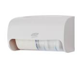 Диспенсер для туалетной бумаги, белый, Luscan Prof Etalon Doublemini | OfficeDom.kz