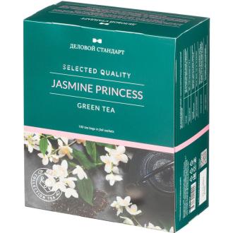 Чай зеленый Jasmine princess с жасмином 100х2г, пакетированный, Деловой Стандарт - Officedom (3)