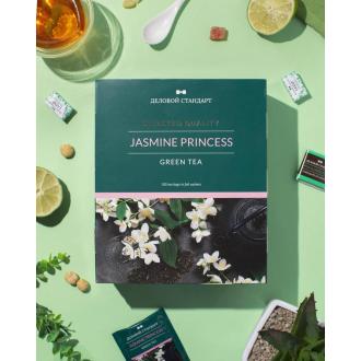 Чай зеленый Jasmine princess с жасмином 100х2г, пакетированный, Деловой Стандарт - Officedom (2)