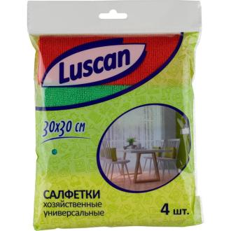 Салфетка из микроволокна 30х30 см, 4 шт, 220 гр, Luscan - Officedom (1)