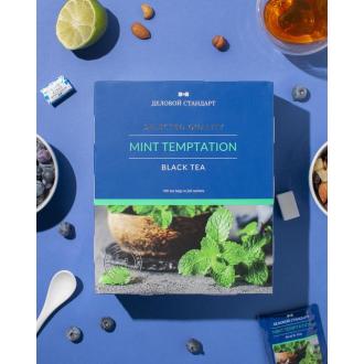 Чай черный с мятой Mint temptation, 100x2г, пакетированный Деловой Стандарт - Officedom (3)