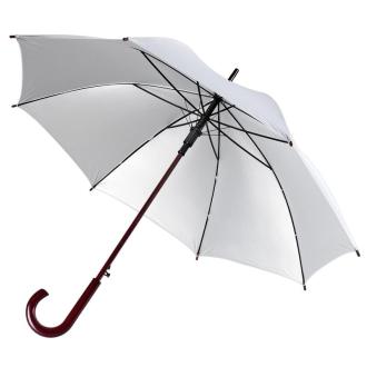 Зонт Standard полуавтомат, серебристый - Officedom (1)