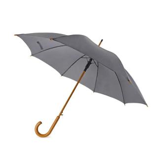 Зонт-трость Радуга, полуавтомат, серый - Officedom (1)
