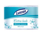 Ватные палочки 400 шт, п/э пакет, Luscan | OfficeDom.kz