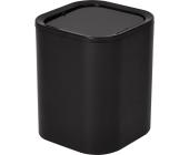 Корзина для мусора Luscan Professional Etalon 8 л с крышкой маятником, черный | OfficeDom.kz