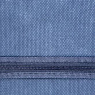 Чехол для одежды, 60х120 см, с прозрачным окошком, спанбонд, синий, Luscan HD-HH009 - Officedom (2)