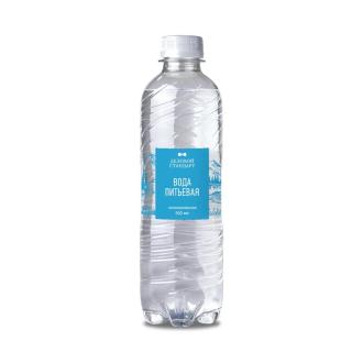 Вода питьевая Деловой Стандарт без газа, 0,5л, ПЭТ - Officedom (1)