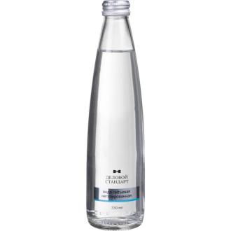 Вода питьевая Деловой Стандарт без газа, 0,33л, стекло - Officedom (1)