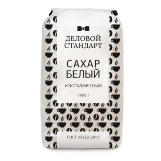 Сахар-песок белый фасованный 1 кг, Деловой Стандарт - Officedom (1)
