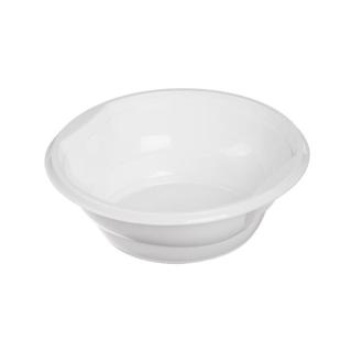 Тарелка одноразовая суповая, 0,6л, 50шт, белый, КОМУС - Officedom (1)
