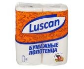 Полотенца бумажные, рулонные, 2 рулона, 2сл, 12,5м, Luscan | OfficeDom.kz
