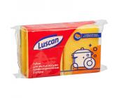 Губка для посуды, 2 шт, профильная, Luscan Economy | OfficeDom.kz