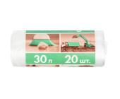 Мешки для мусора 30л, 20шт, 10мкм, прозрачный, Концепция быта | OfficeDom.kz