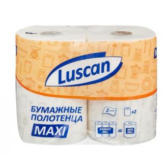 Полотенца бумажные, рулонные, 2 рулона, 2сл, 35м, Maxi, Luscan - Officedom (1)