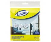 Салфетка из микроволокна для стекол 30х30 см, 230 гр, синий, Luscan | OfficeDom.kz