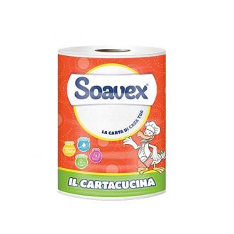 Полотенца бумажные, рулонные, 3сл, 25м, 100л, Soavex Cartacucina - Officedom (1)