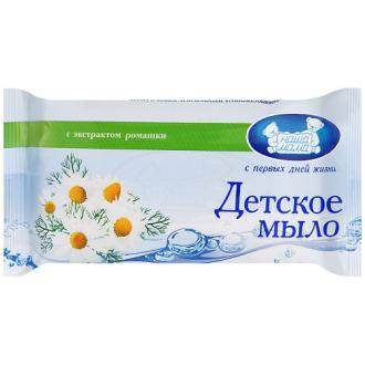 Мыло туалетное детское с экстрактом ромашки, 90г, Наша мама - Officedom (1)
