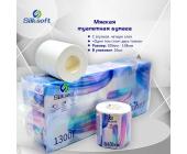 Туалетная бумага с втулкой SS-KX003, 4сл, 18м, 10шт, Silksoft | OfficeDom.kz