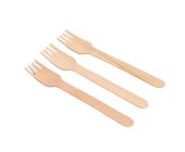 Вилка деревянная 16см 100 шт | OfficeDom.kz