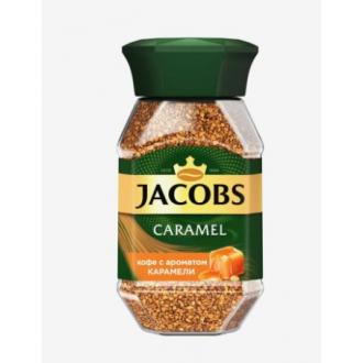 Кофе растворимый Jacobs Caramel, 95 г, стеклянная банка - Officedom (1)