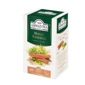 Чай травяной Ahmad Magic Rooibos с ройбуш и корицей, 20x1,5г, в конвертах из фольги - Officedom (1)