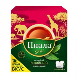 Чай черный Пиала Gold, 100 х 2 г, кенийский, в пакетиках - Officedom (1)