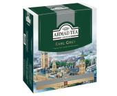 Чай черный Ahmad Earl Grey со вкусом и ароматом бергамота, 100х2г, в конвертах из фольги | OfficeDom.kz