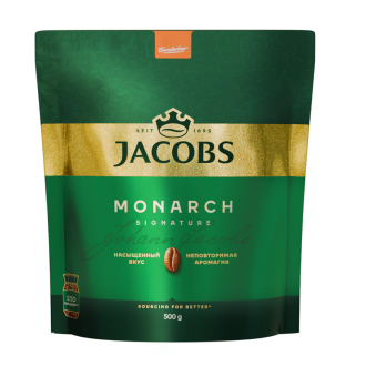 Кофе растворимый Jacobs Monarch, 500г, вакуумная упаковка - Officedom (1)