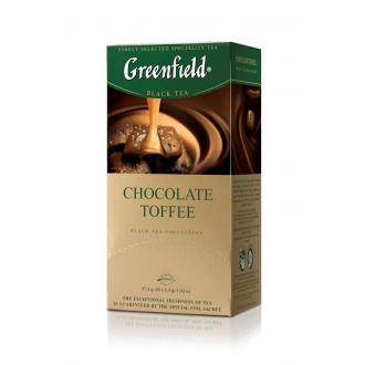Чай черный Gf Chocolate Toffee с карамелью, вкусом и ароматом шоколада, 25х1,5г - Officedom (1)