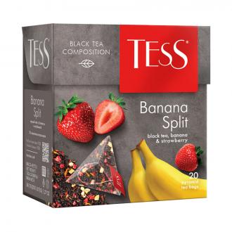 Чай черный Tess Banana Split, 20 х 1,8 г, пирамидки - Officedom (1)