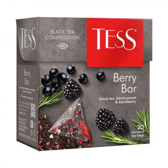 Чай черный Tess Berry Bar, 20 х 1,8 г, пирамидки - Officedom (1)